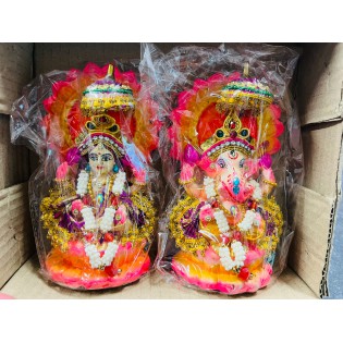 Laxmi and Ganesh Ji Idol 8 inches